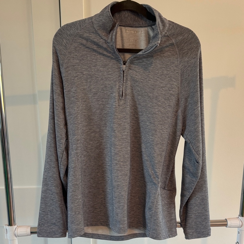 Bonobos Men's gray Zip-Up Slim fit